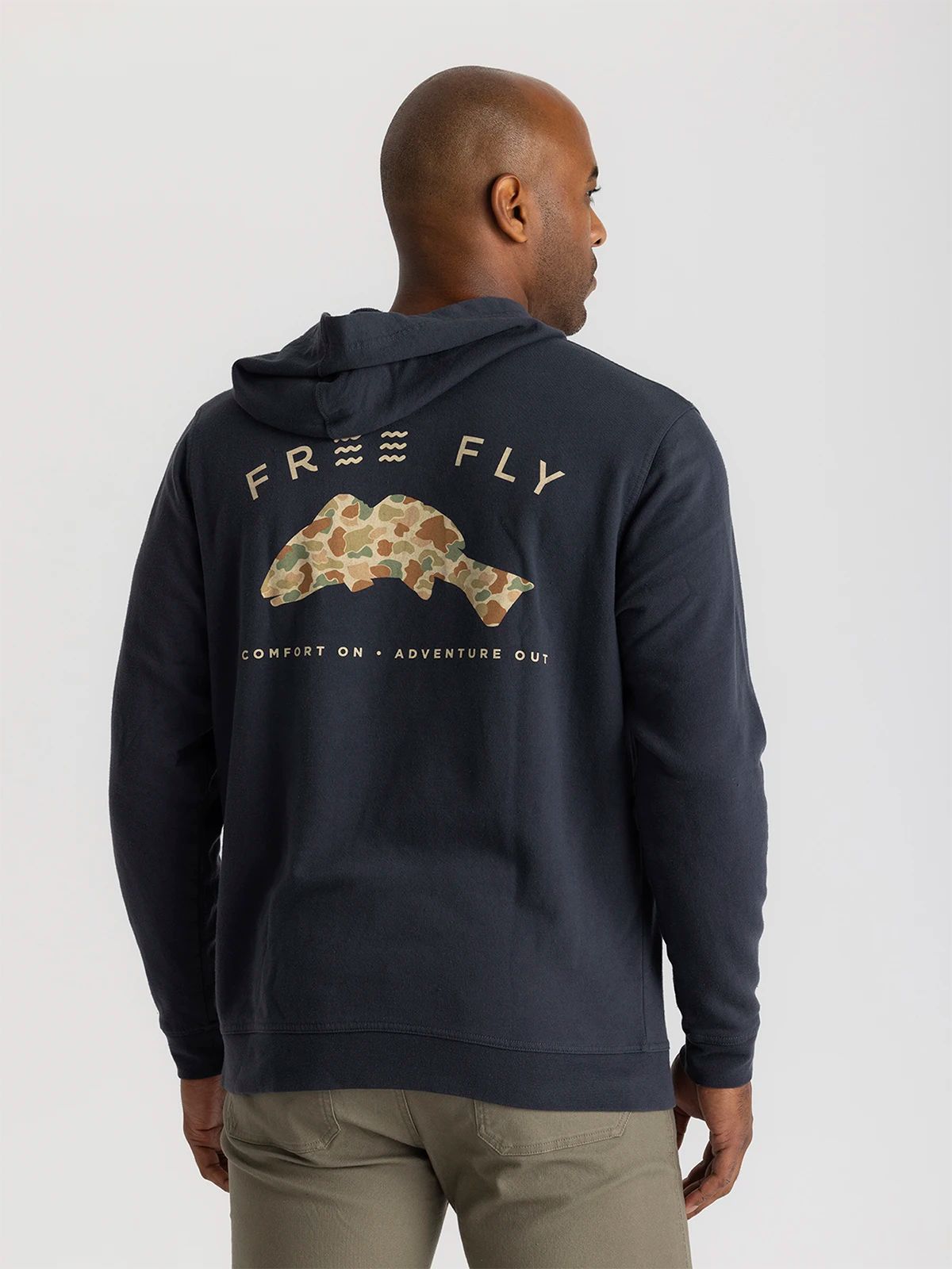 Men's Camo Redfish Fleece Hoody