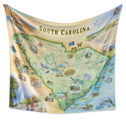 South Carolina Fleece Blanket
