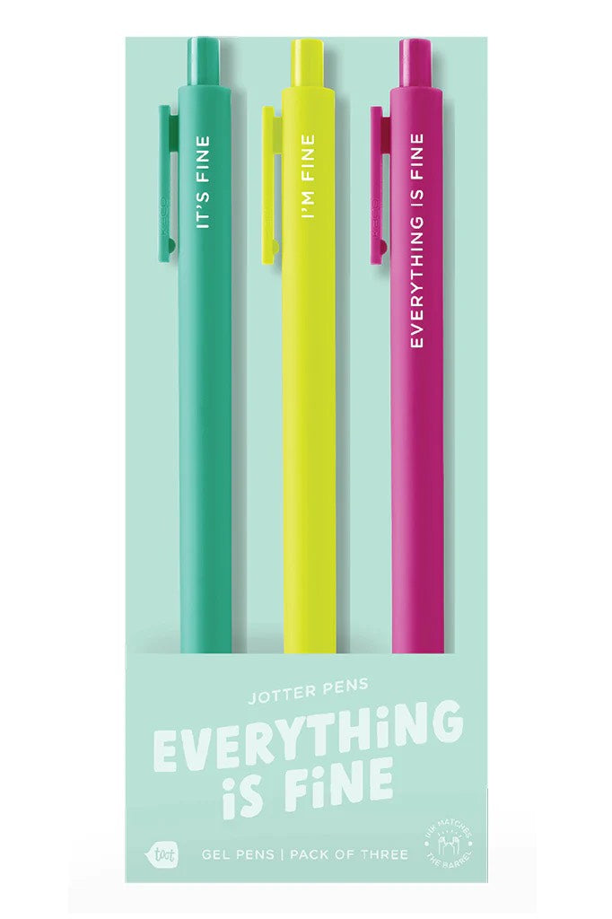 Jotter Sets - 3 pack Everything is Fine