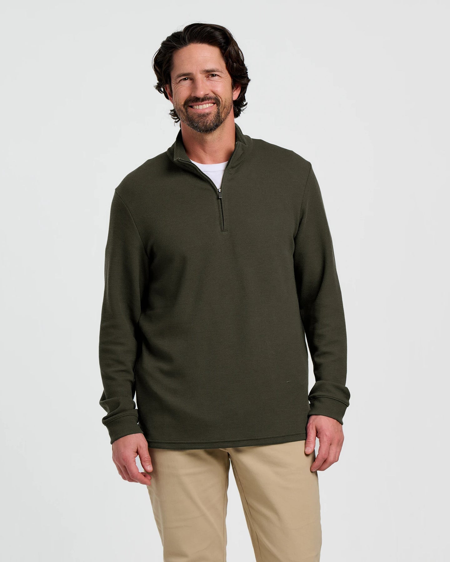 Men's Waffle Quarter Zip