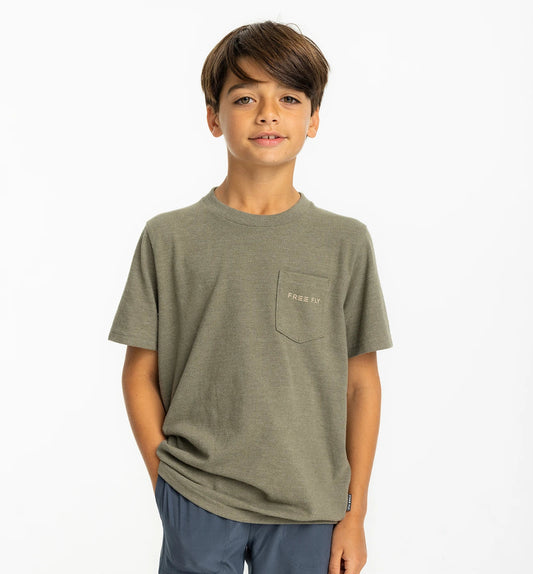 Youth Redfish Camo Pocket Tee