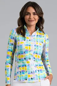 Ibkul Mock Mock Neck Prints