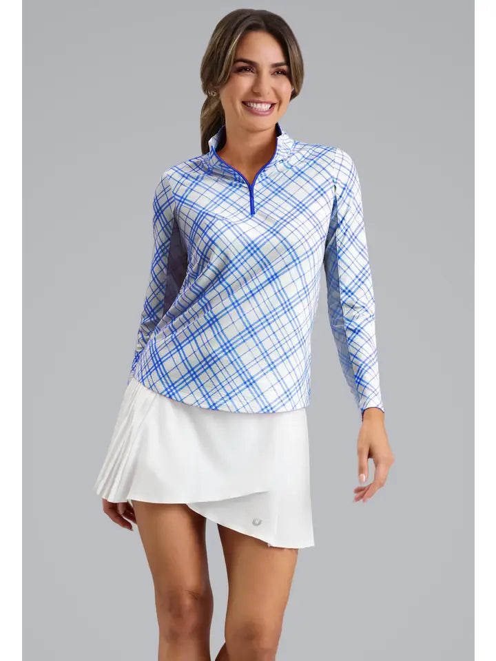 Ibkul Mock Mock Neck Prints