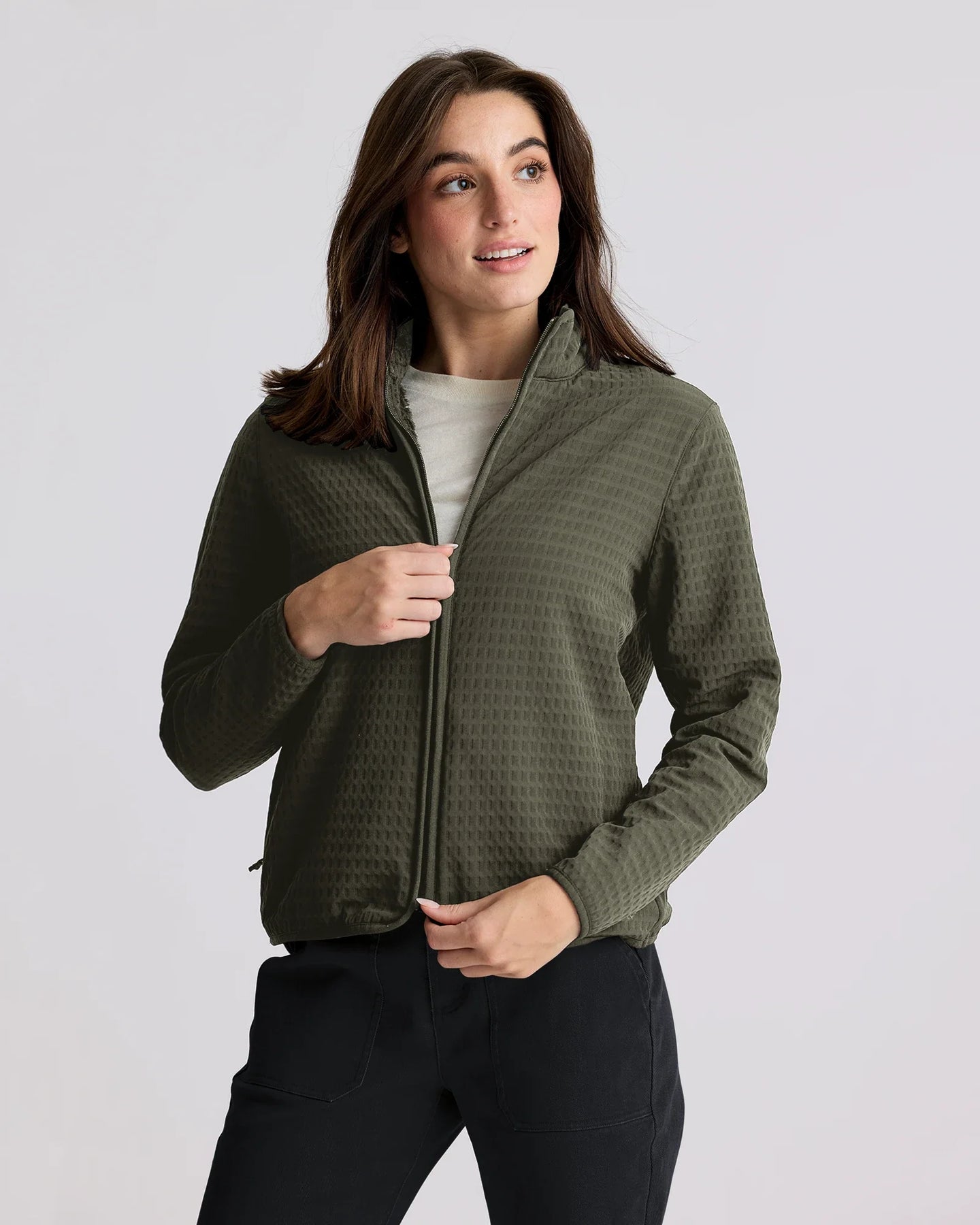 Women's Gridback Fleece Jacket