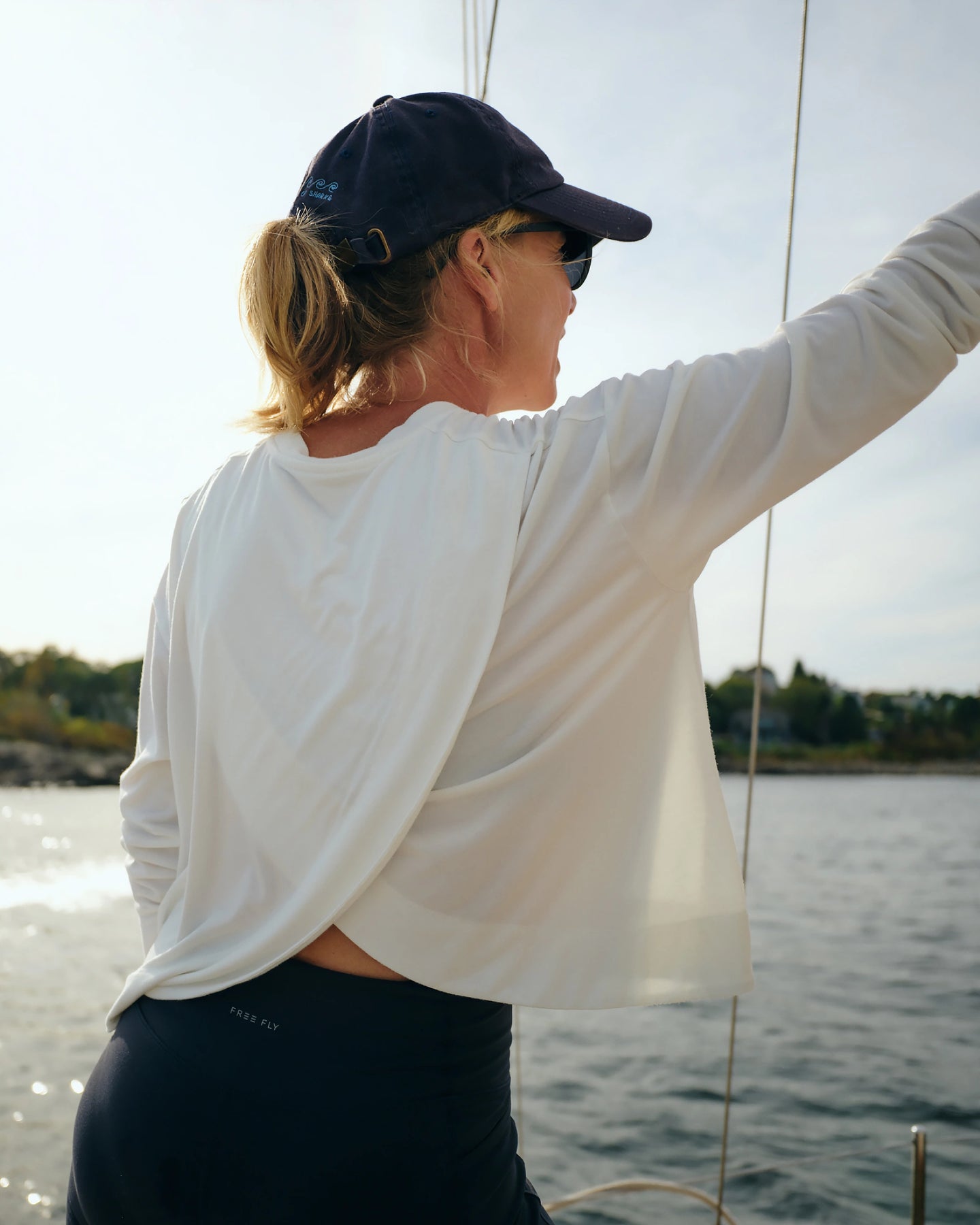 Women's Bamboo Shade Crossover Long Sleeve
