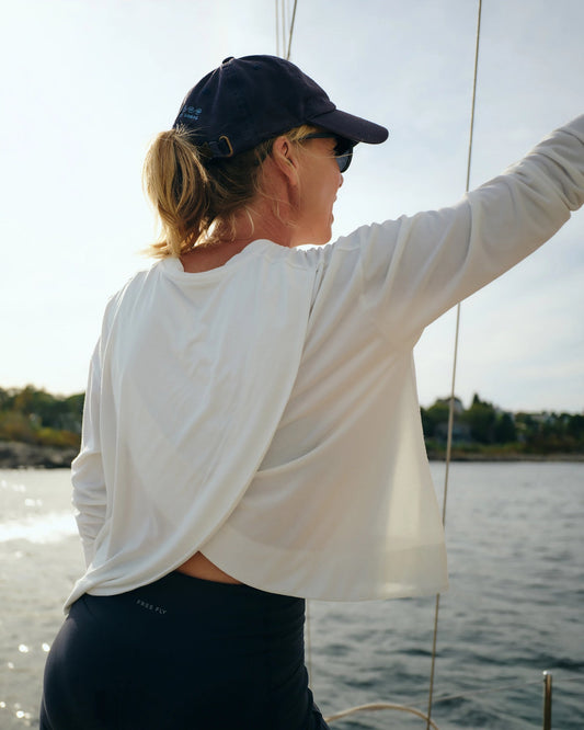 Women's Bamboo Shade Crossover Long Sleeve