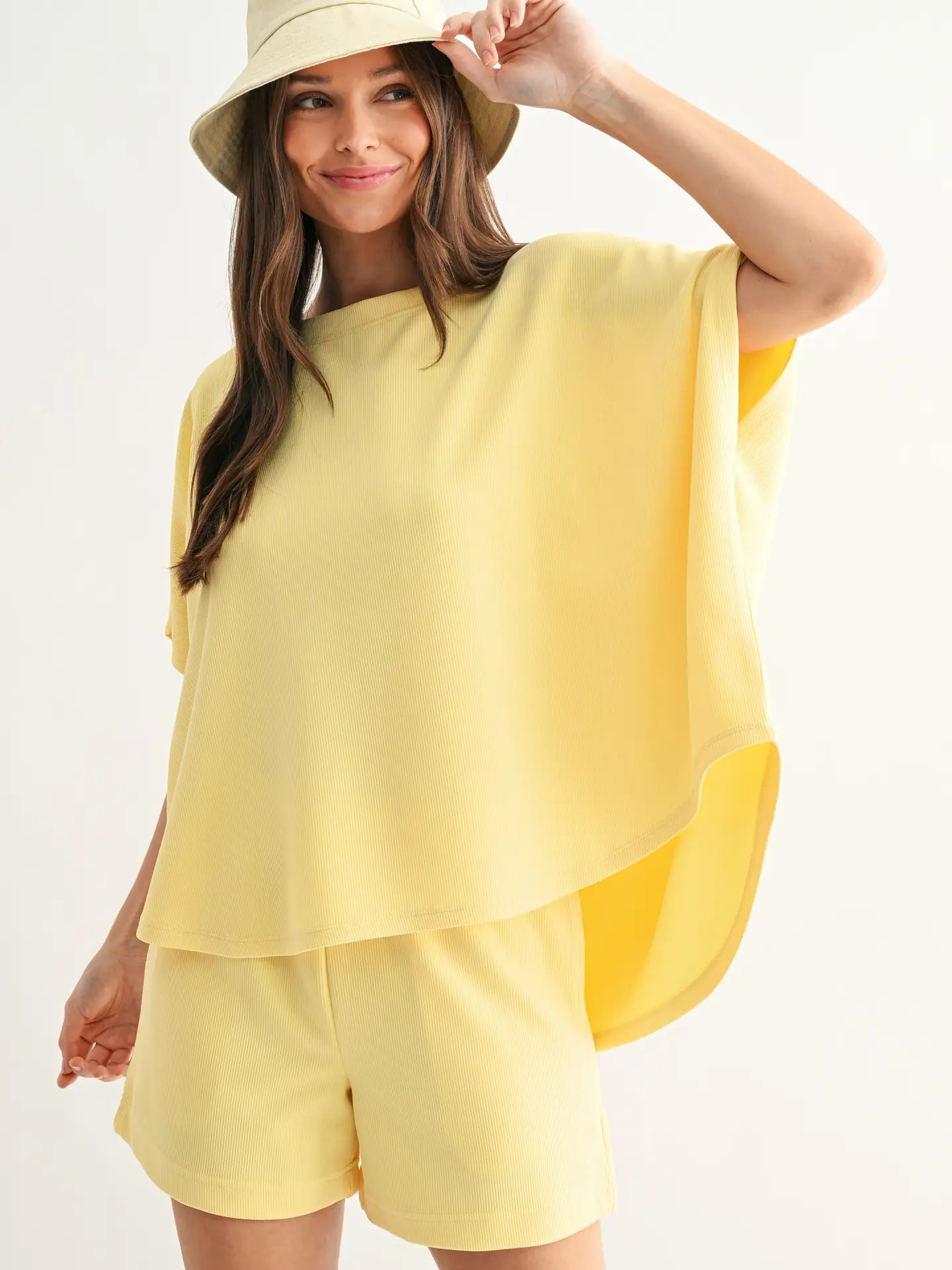 Mono B Rib Dolman Top