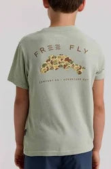 Youth Vintage Camo Redfish Tee
