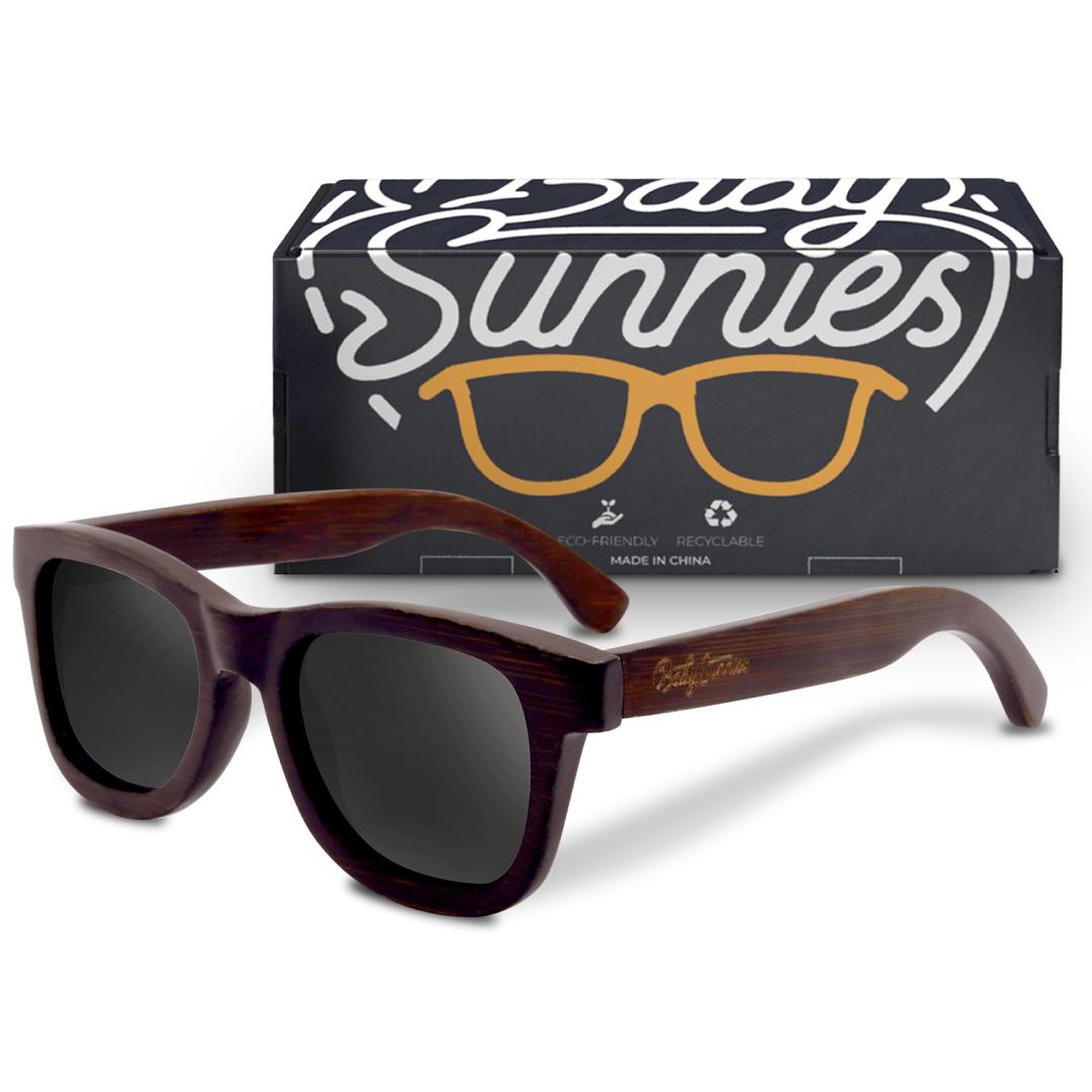 Baby Sunnies - Bamboo Polarized Kids Sunglasses UV Protection Ages 3-8