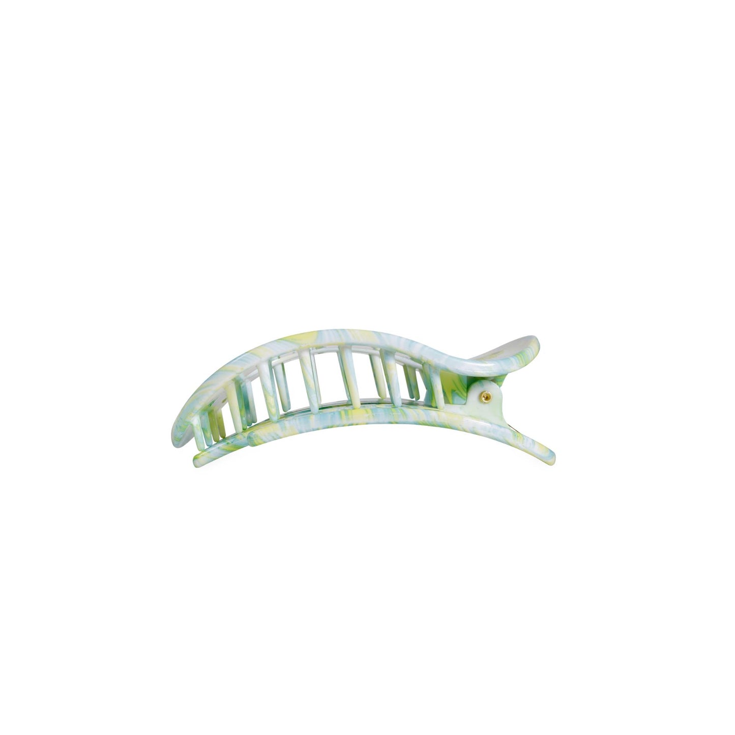 TELETIES - By the Sea Shore | Small | Flat Round Hair Clip