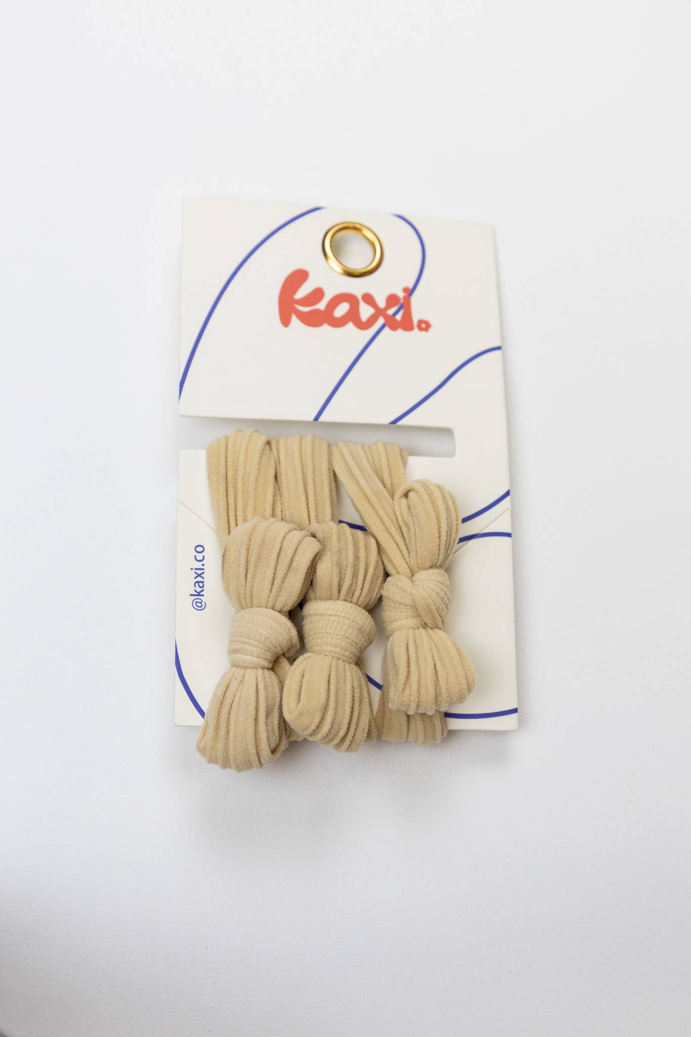 KAXI - Nylon Bow Slick Back Hair Ties