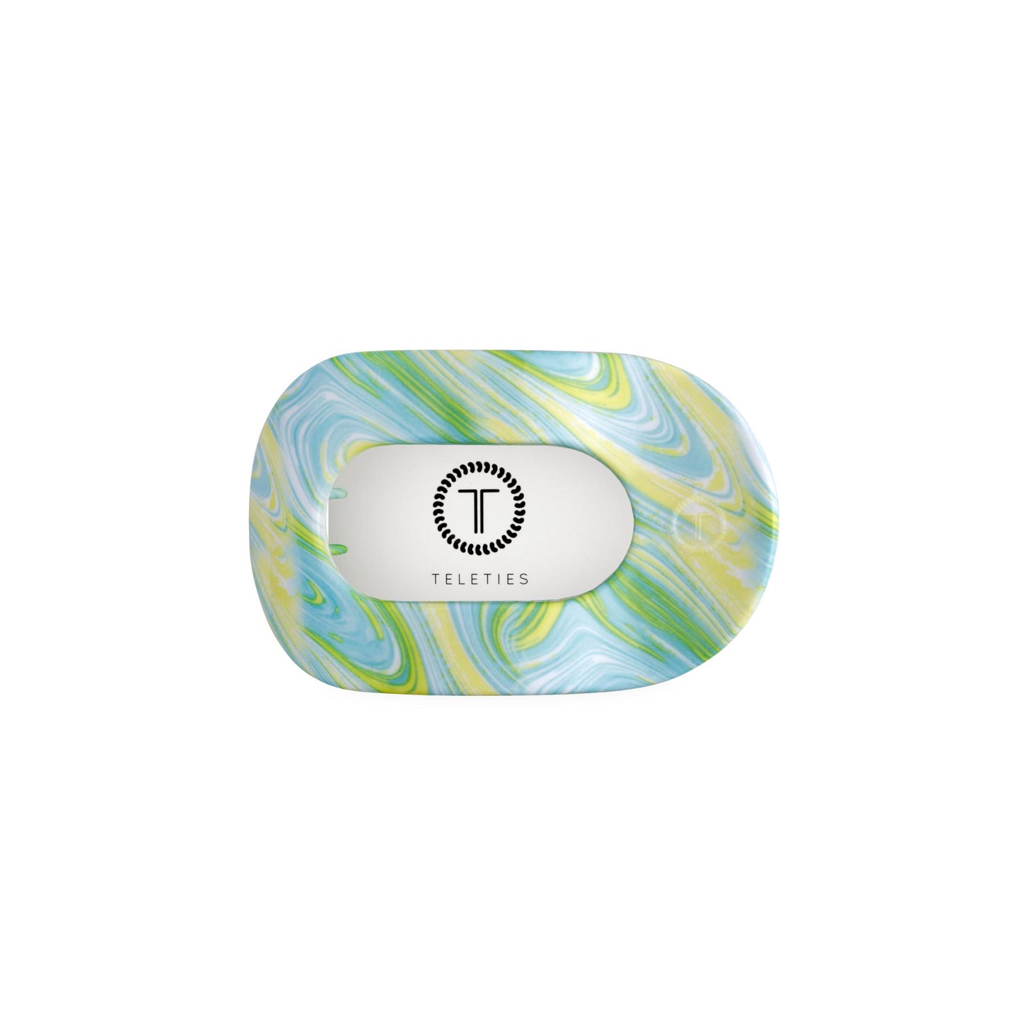 TELETIES - By the Sea Shore | Small | Flat Round Hair Clip