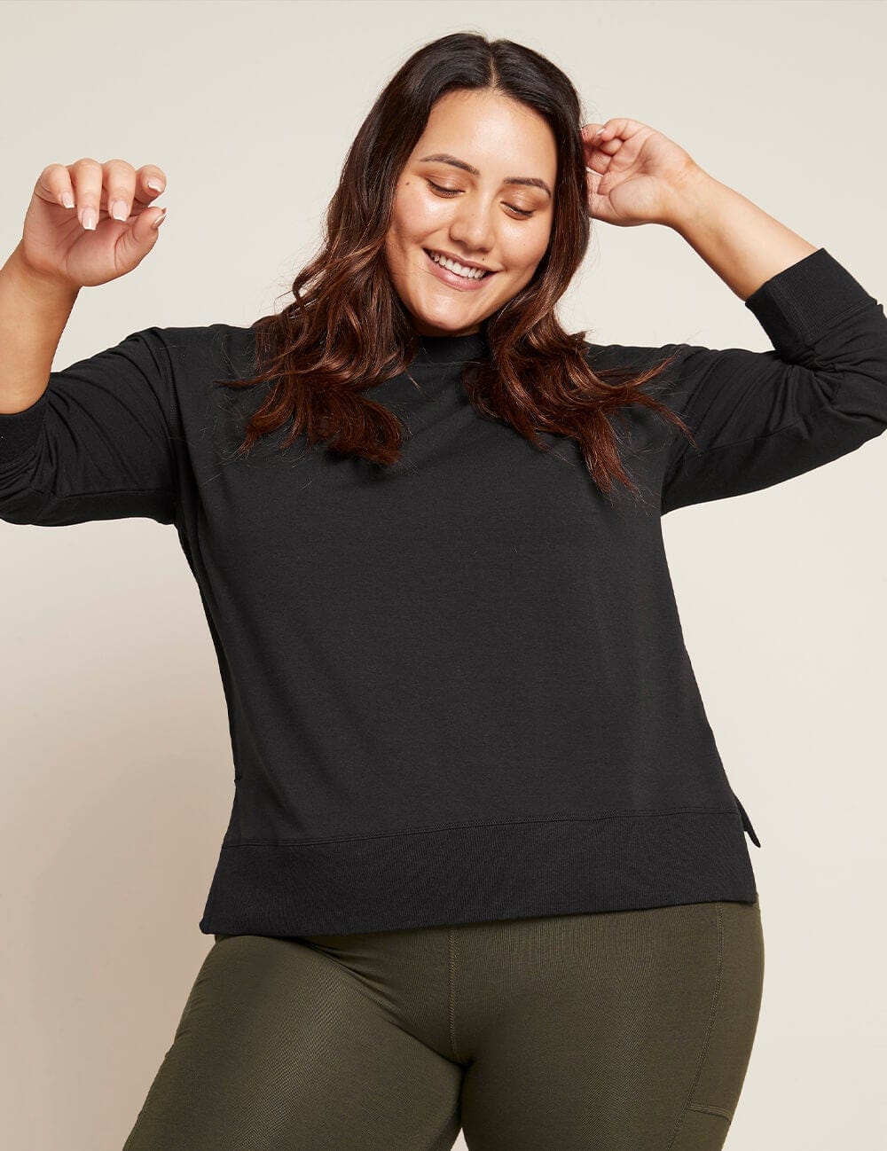 BOODY Loungewear Black / XS Women's Weekend Crew Pullover