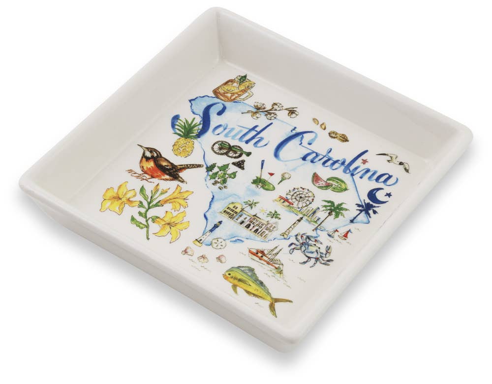 Boston International SC South Carolina State Ceramic Collection Caddy