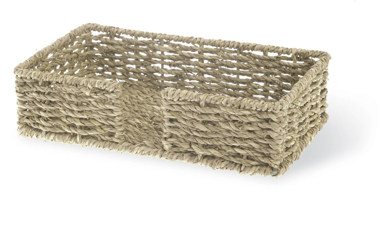 Boston International Seagrass Guest Towel Caddy