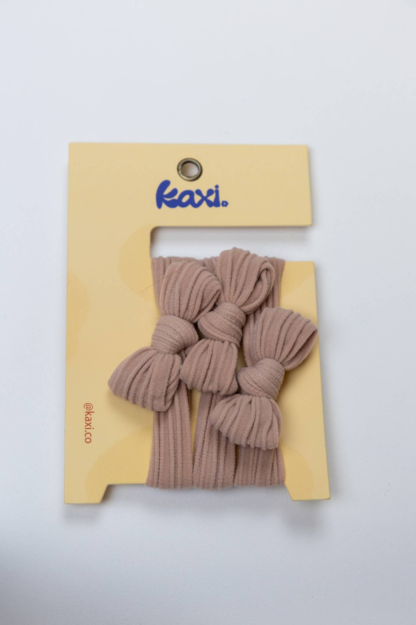 KAXI - Nylon Bow Slick Back Hair Ties
