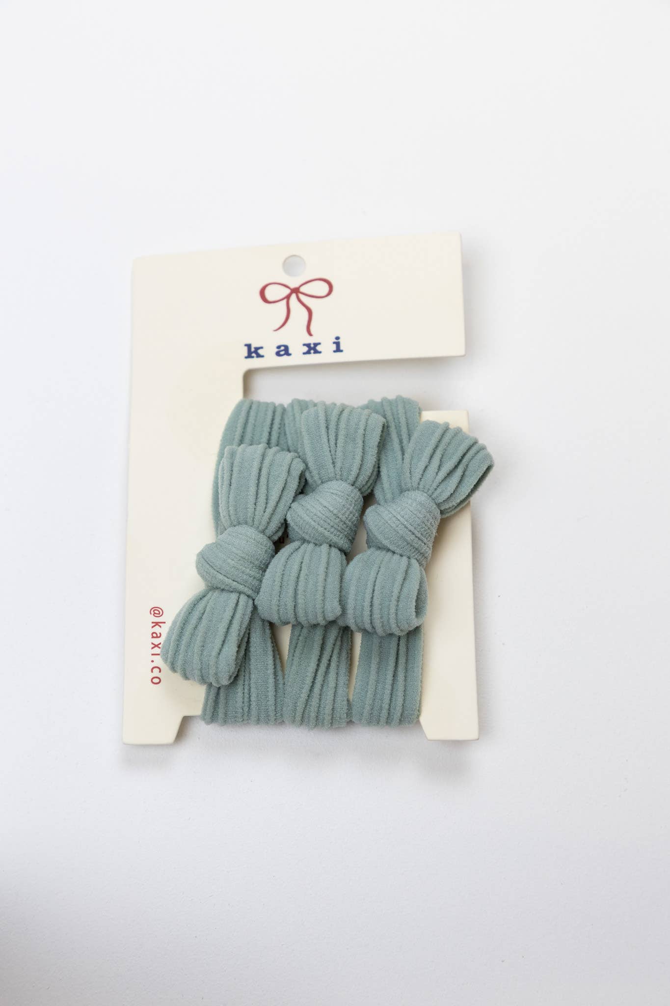 KAXI - Nylon Bow Slick Back Hair Ties