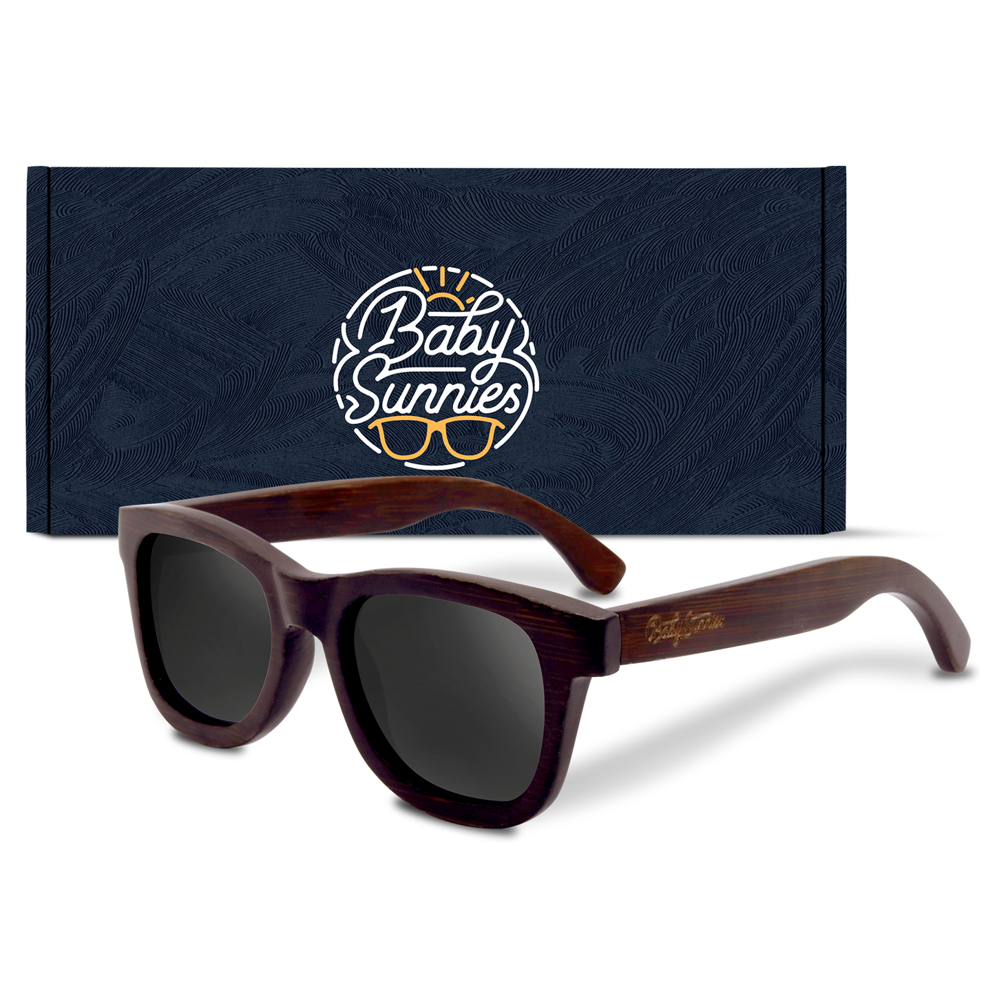 Baby Sunnies - Bamboo Polarized Kids Sunglasses UV Protection Ages 3-8