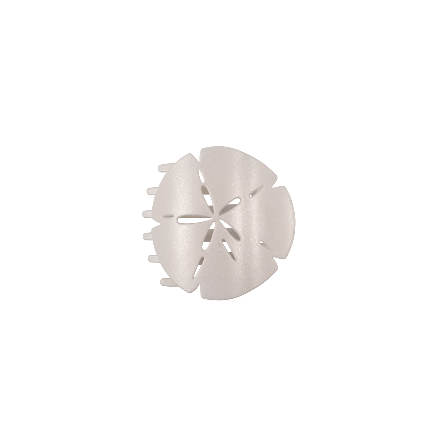 TELETIES - Sand Dollar | Small | Flat Shape Hair Clip