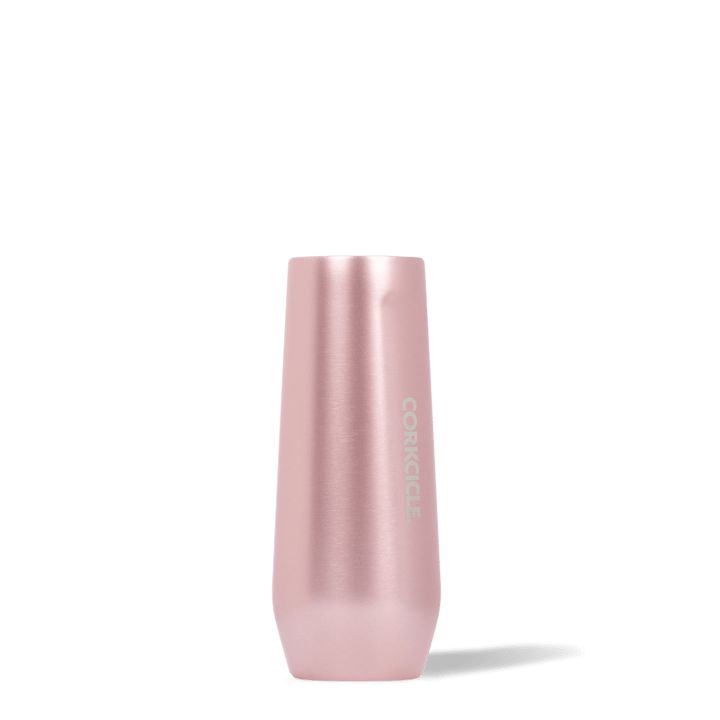 Corkcicle Drinkware Rose Metallic Stemless Champagne Flute