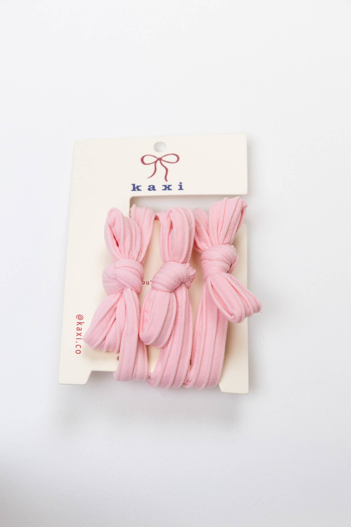 KAXI - Nylon Bow Slick Back Hair Ties