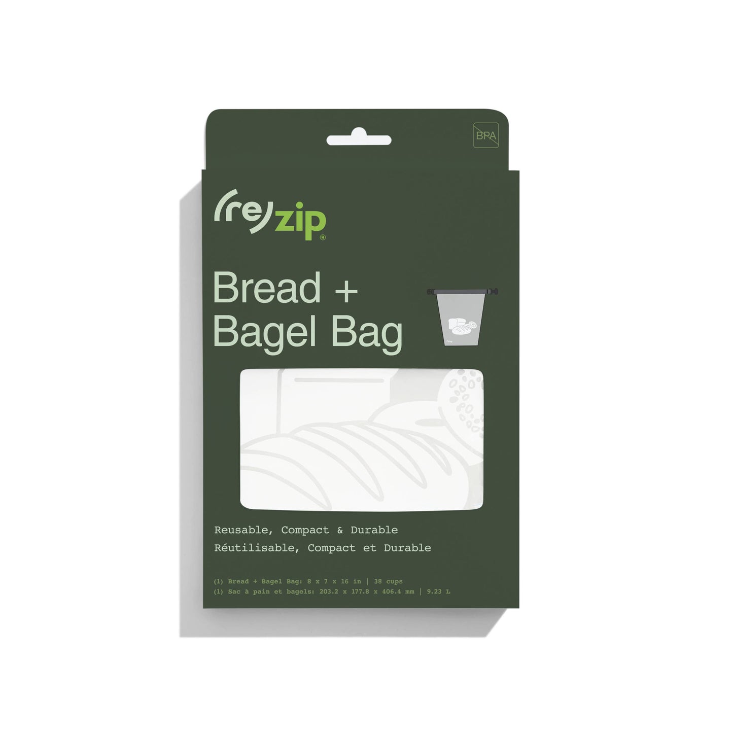 Rezip Co. - Reusable Roll Top Bread & Bagel Bag