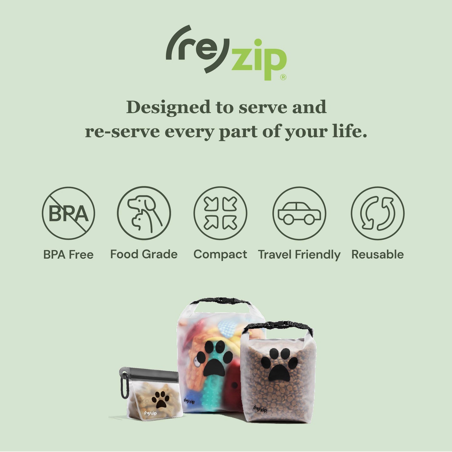 Rezip Co. - Take Me Too Pet Bag