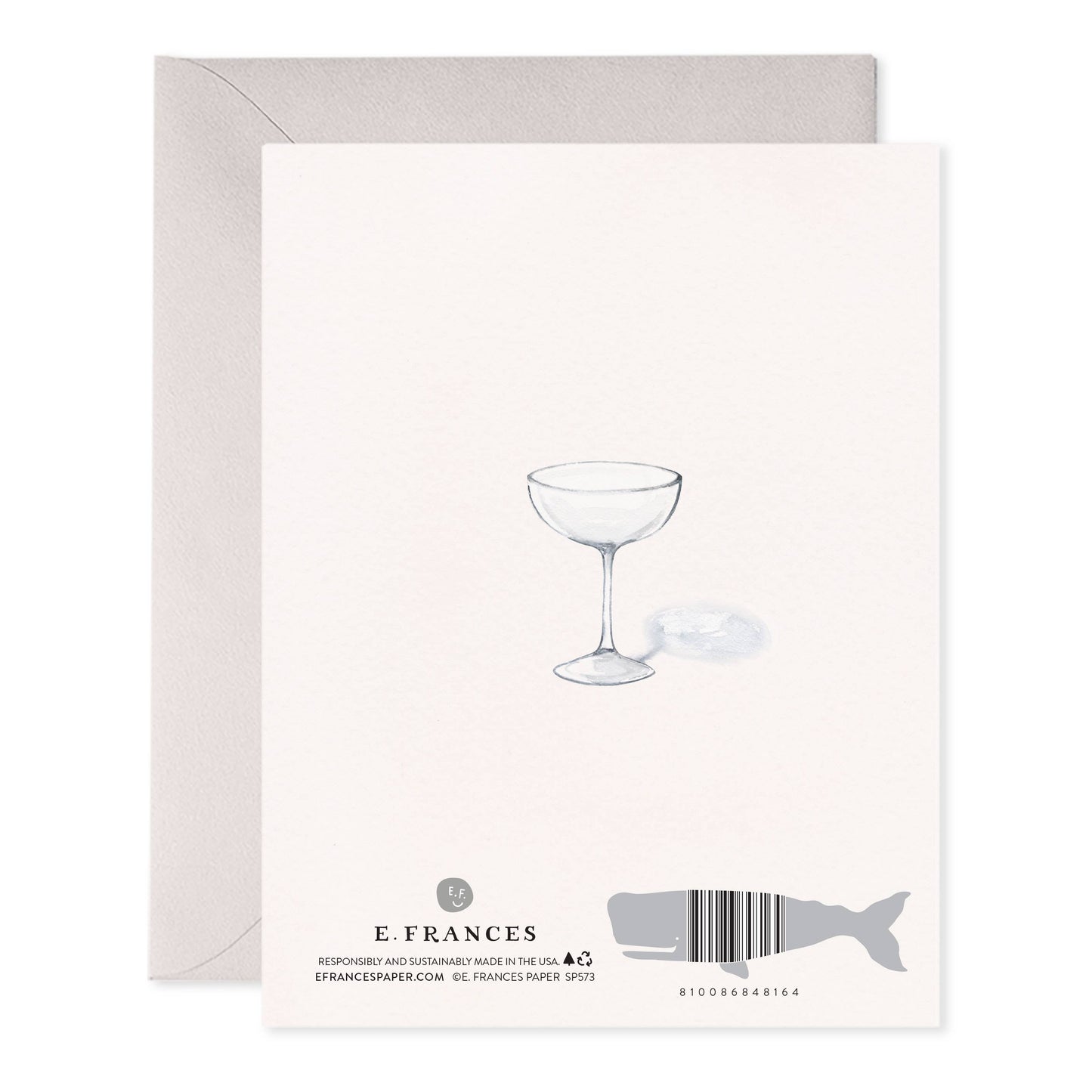 E. Frances Paper - Champagne Tower Greeting Card