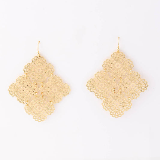 Michelle McDowell - Earrings Barcelona Gold