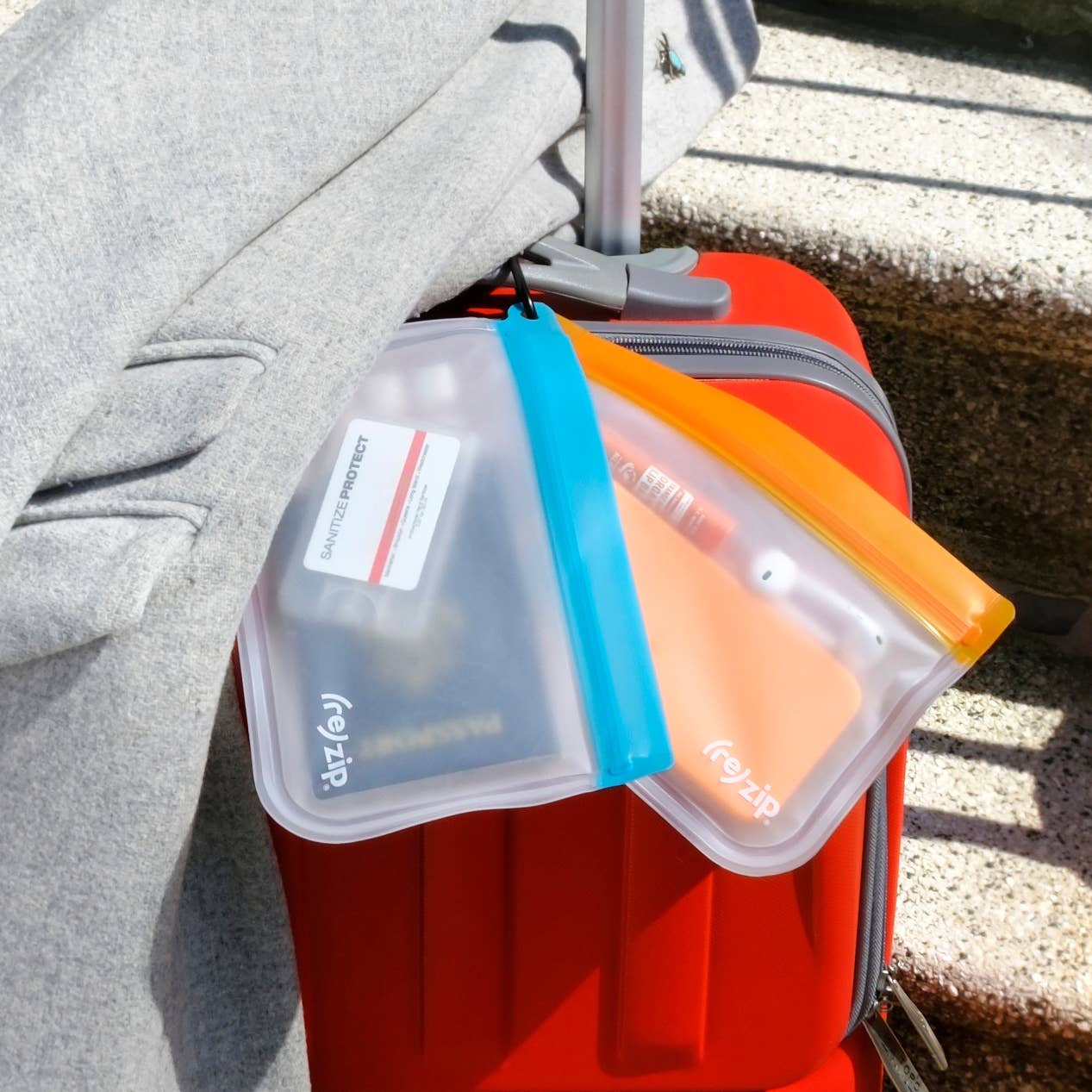 Rezip Co. - Take Me with You Bags (2) w/ Carabiner