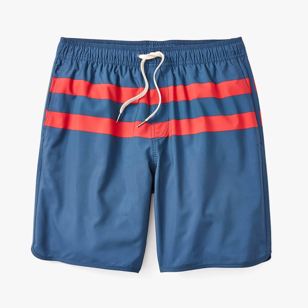 Fair Harbor Shorts Red Stripe / S The Anchor Swim Shorts