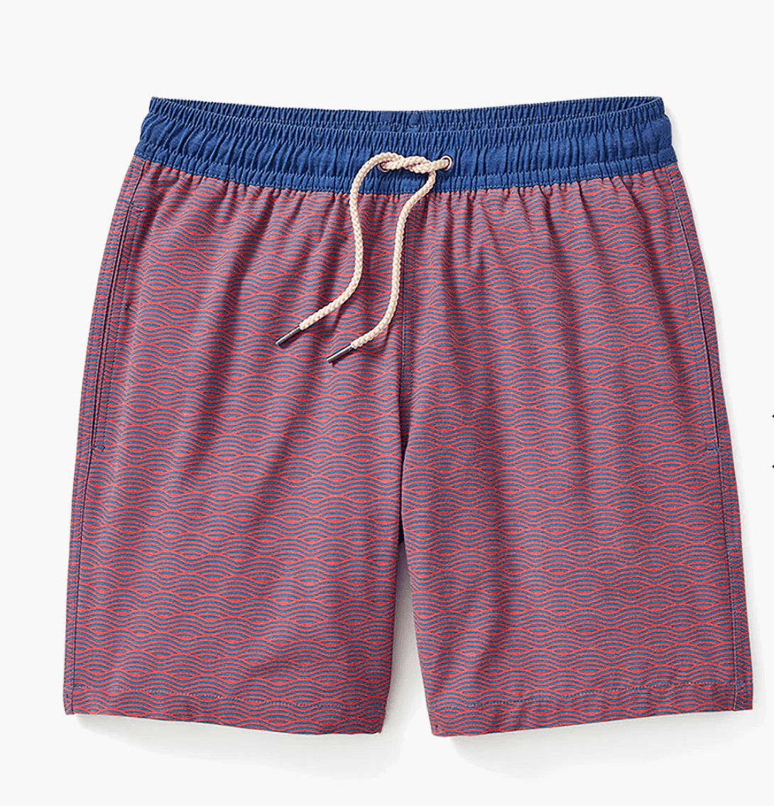 Fair Harbor Shorts Red Waves / S The Bayberry Trunk