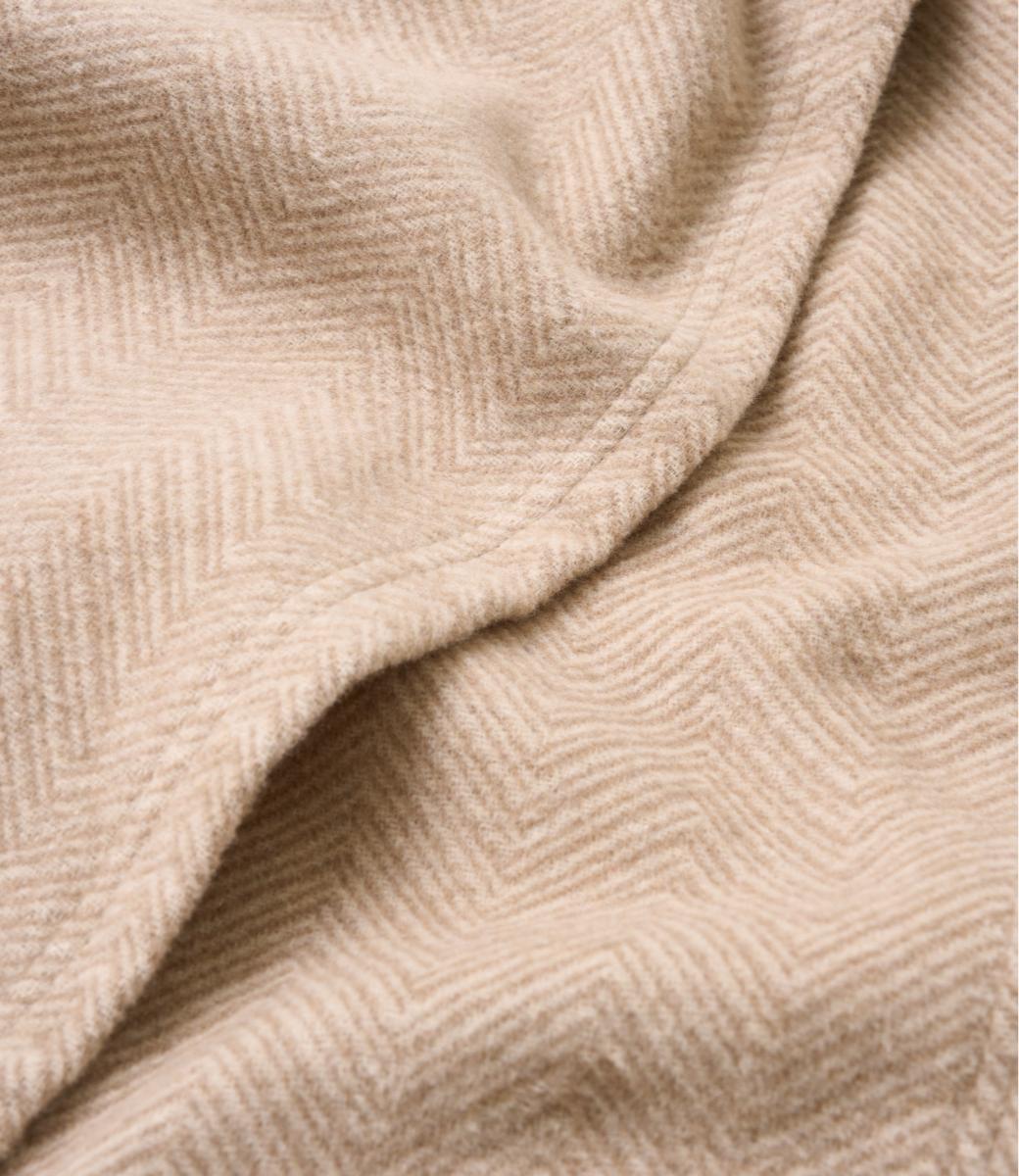 ChappyWrap - Bayside Herringbone Shawl - Wheat