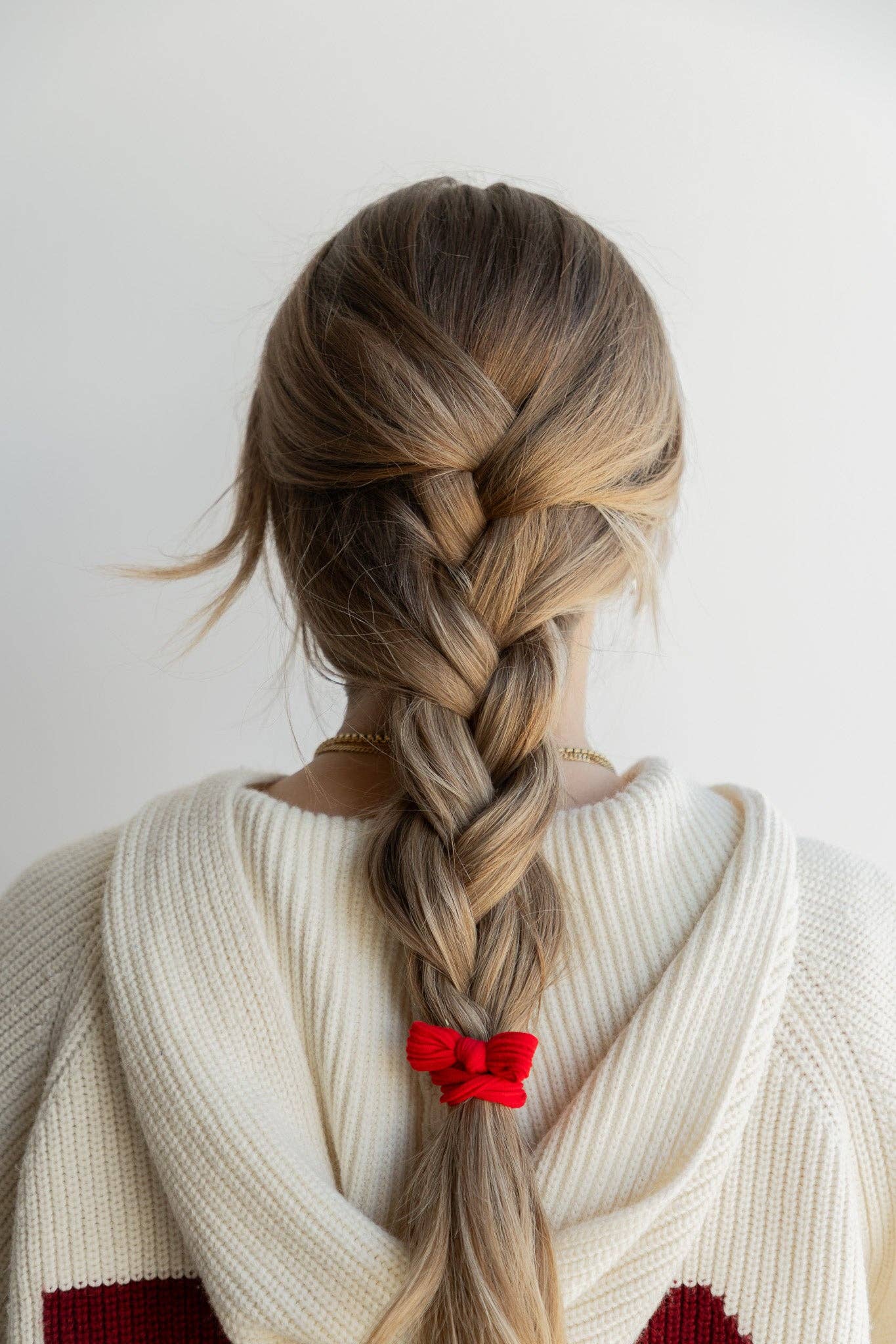 KAXI - Nylon Bow Slick Back Hair Ties