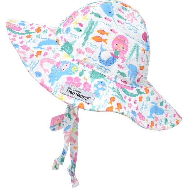 Flap Happy Large / Fantasea Mermaid UPF 50+ Summer Splash Swim Hat
