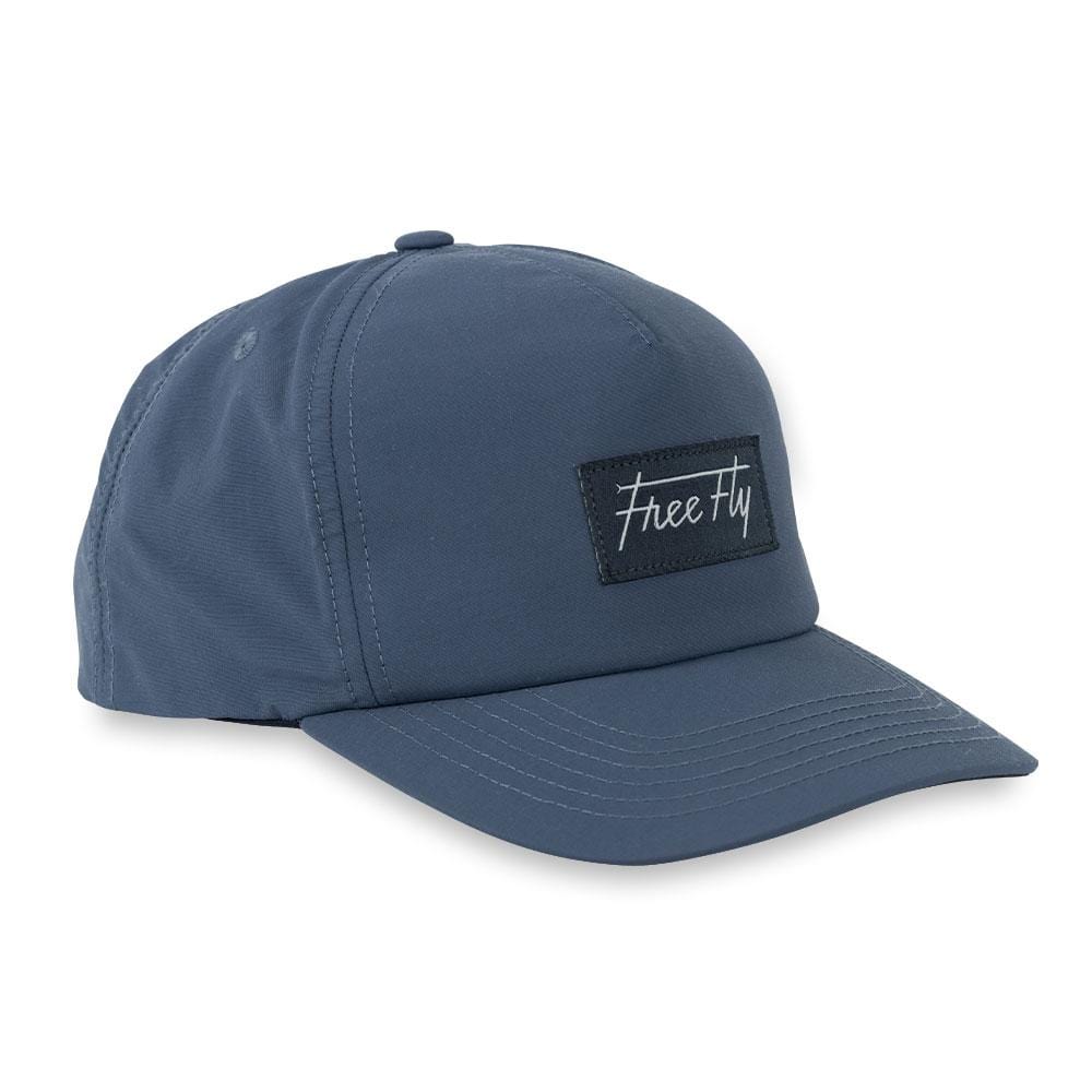 Free Fly Apparel Hats Shadow Blue Pusher Script Snapback