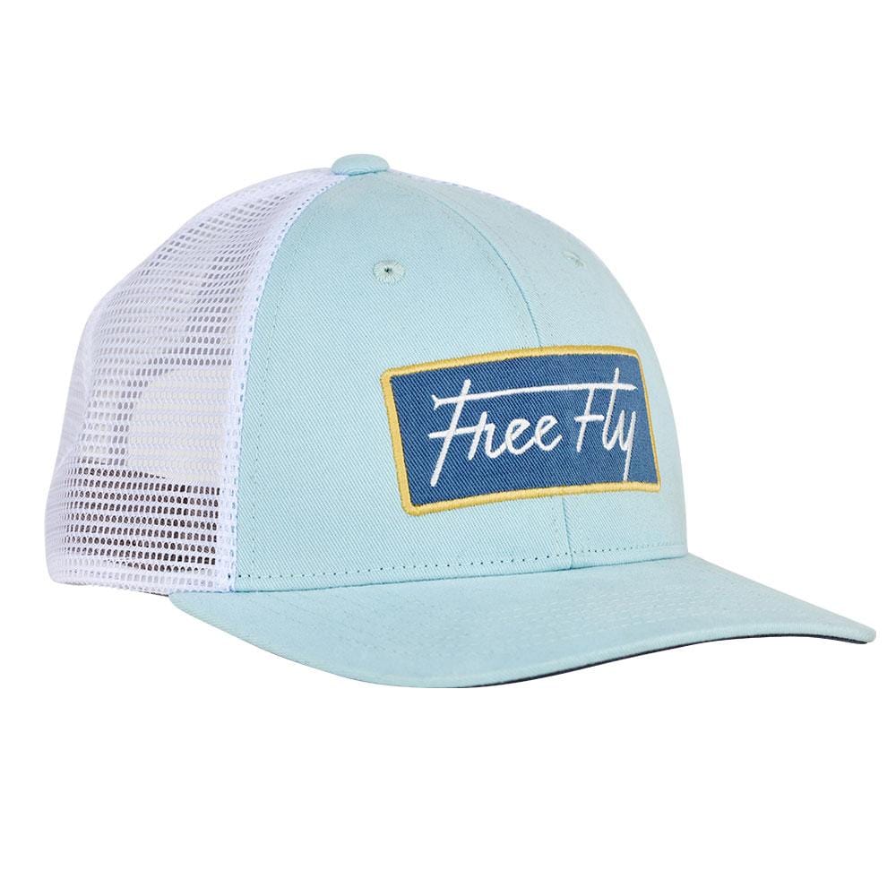 Free Fly Apparel Hats Stonewash Pusher Script Trucker