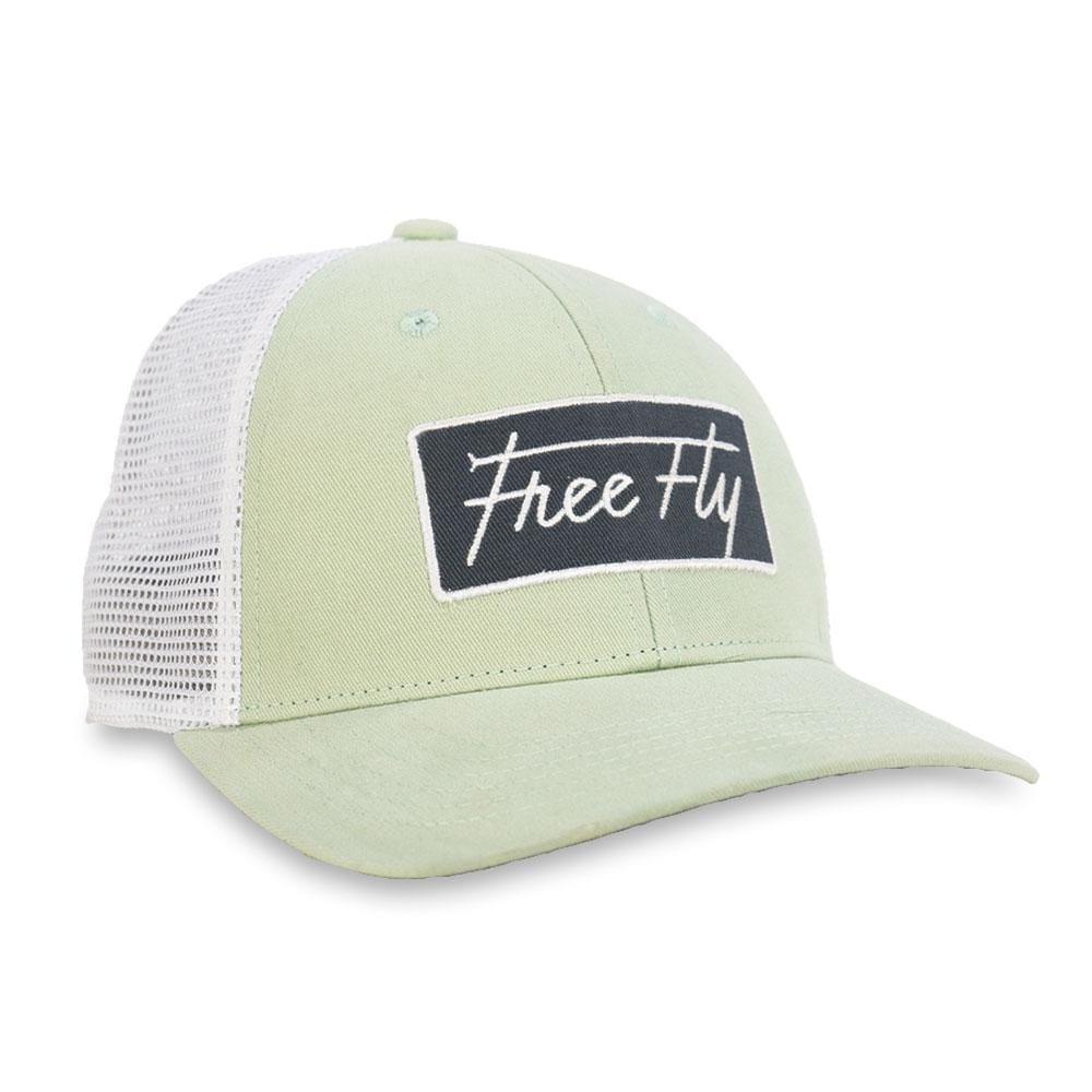 Free Fly Apparel Hats Stonewash Pusher Script Trucker