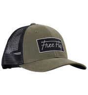 Free Fly Apparel Hats Stonewash Pusher Script Trucker