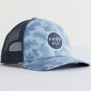 Free Fly Apparel Hats Clearwater Camo Wave Snapback Water Camo