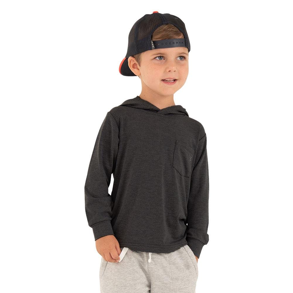 Free Fly Apparel Hoody Heather Black / 2T Toddler Bamboo Crossover Hoody