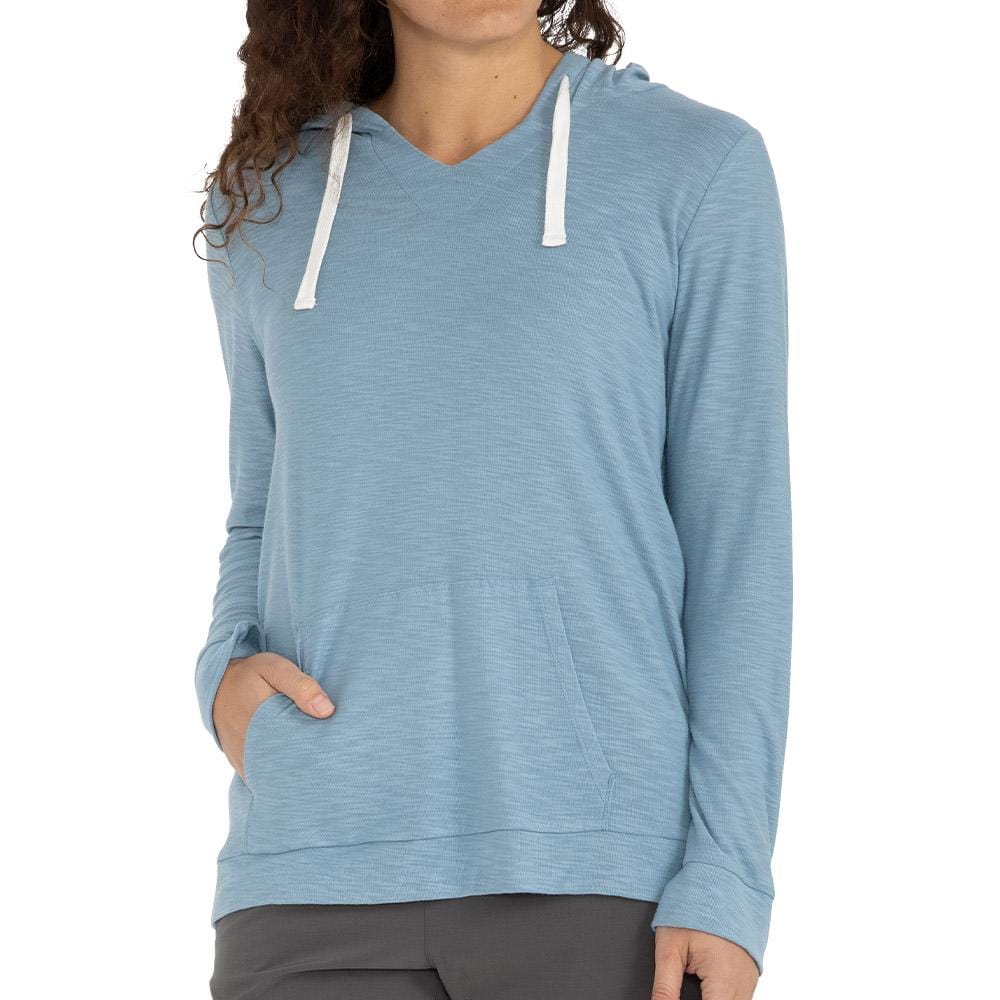 Free Fly Apparel Hoody Stone Blue / XS Women's Bamboo Slub Hoody