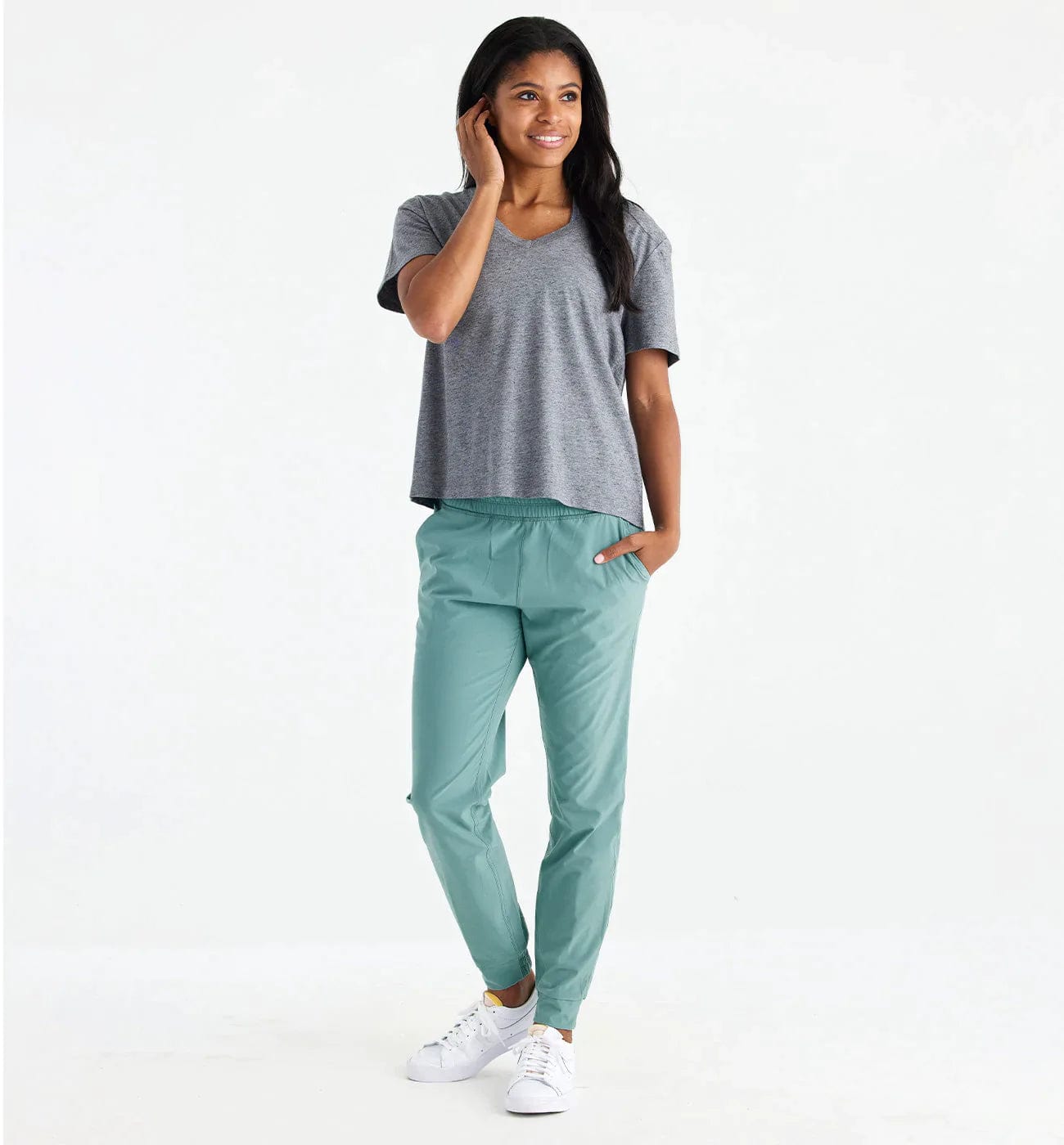 Free Fly Apparel Joggers Sabal Green / XS Women's Pull-On Breeze Jogger