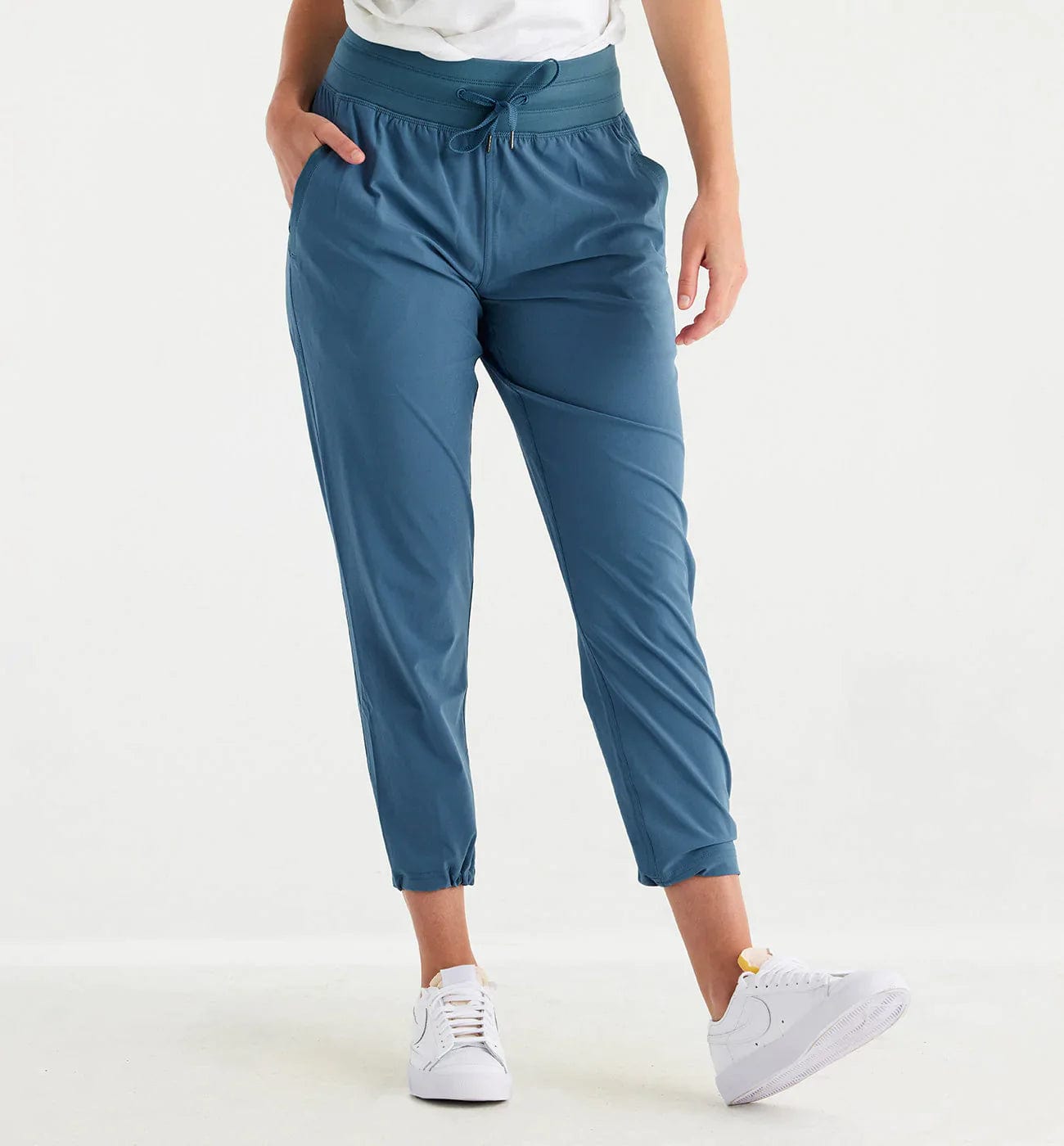 Free Fly Apparel Pants Pacific Blue / XS Women's Breeze Cropped Pant