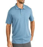 Free Fly Apparel Polos Blue Fog / S Men's Bamboo Heritage Polo