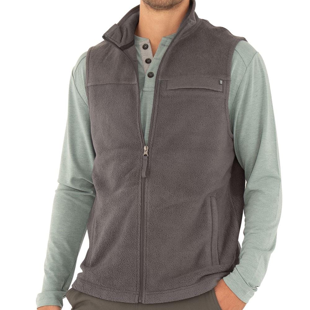 Free Fly Apparel Shirts & Tops Iron Grey / S Men's Bamboo Polar Fleece Vest