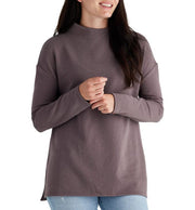 Free Fly Apparel Shirts & Tops Purple Peak / S Women's Bamboo Fleece Mockneck