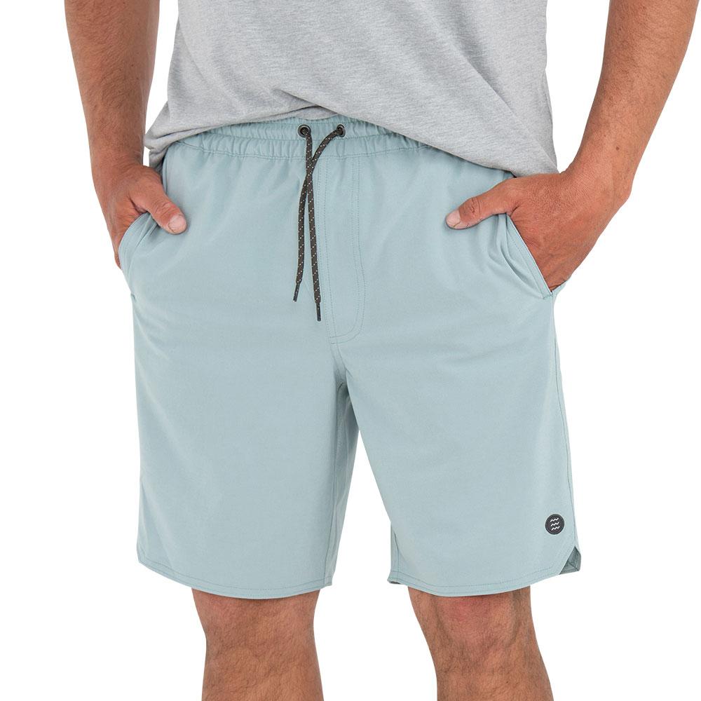 Free Fly Apparel Shorts Coastal Sage / S Men's Lined Swell Short - 8"