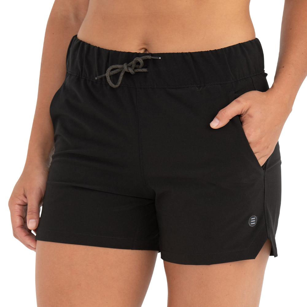 Free Fly Apparel Shorts Black / XS Women's Swell Short