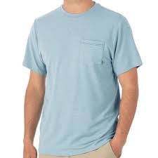 Free Fly Apparel T Shirts Heather Tide / XL Men's Bamboo Flex Pocket Tee
